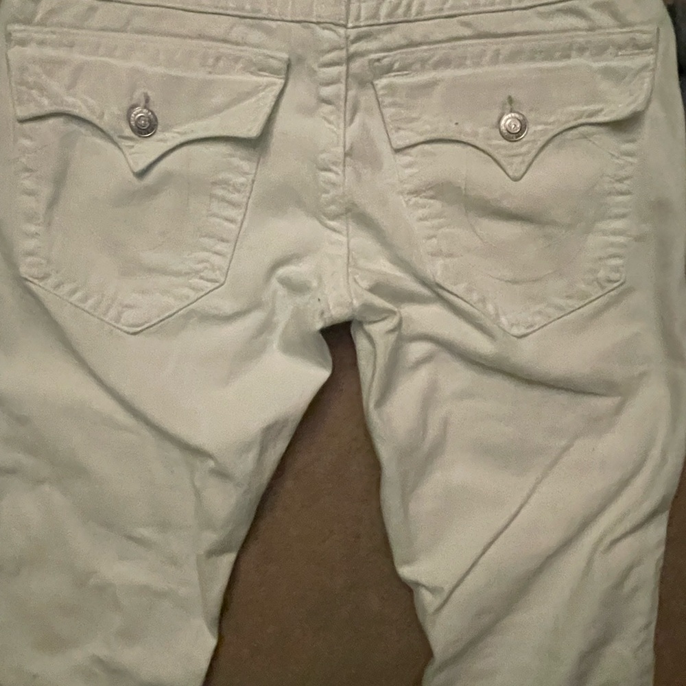 White true religion jeans size 30x34